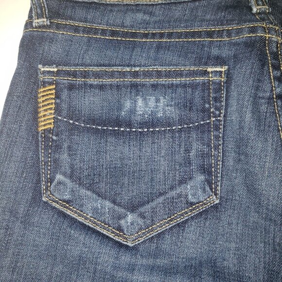 Paige Jeans Women’s Size 25 Skyline Skinny Dark Wash Stretch Distressed Citycore - Picture 15 of 16